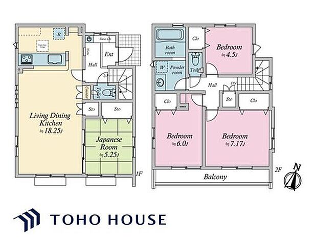 生活のメインスペースとなるLDKは、開放感のある空間。キッチンは対面式で、LDと一体感があります。
