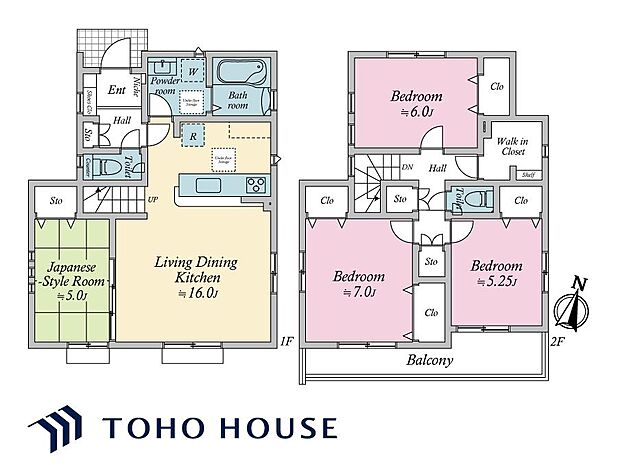 リビング階段のため、ご家族が顔を合わせやすく、コミュニケーションを取る機会が増えそうです。