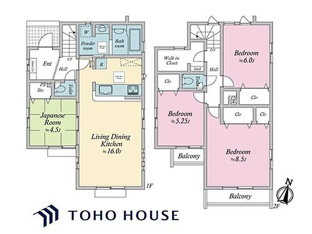 日当たりや通風、使い勝手などを考慮された間取りです。仕様などの詳細はお問い合わせください。
