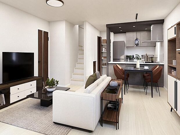 (同仕様写真)お住まいの中心のLDKは、自然とご家族が集まる癒しの空間です。