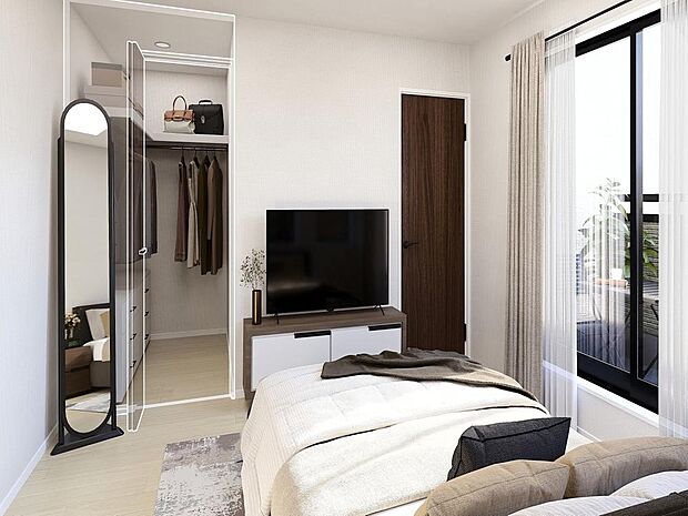 (同仕様写真)お好みの家具を置いたり、小物を飾り、お気に入りの空間づくりが楽しめそうです。