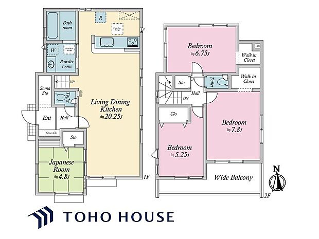 適材適所の収納が設けられた、すっきり片づく使い勝手のよい住まいです。