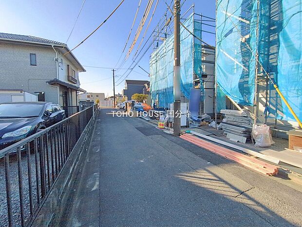 前面道路含む現地