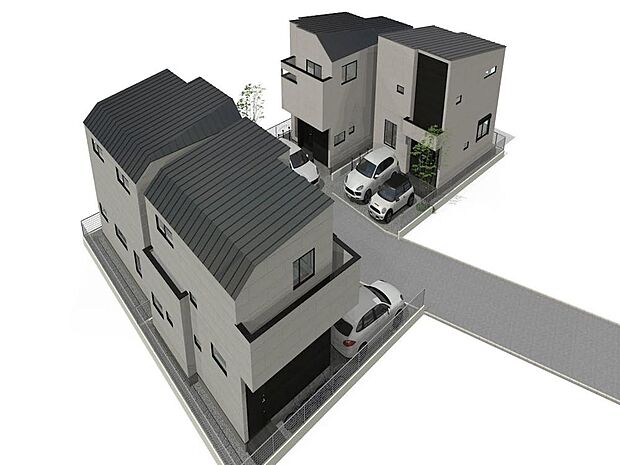 (完成予想図/外観)設備、収納が整った暮らしやすい住まいで、笑顔あふれる新生活を始めませんか？