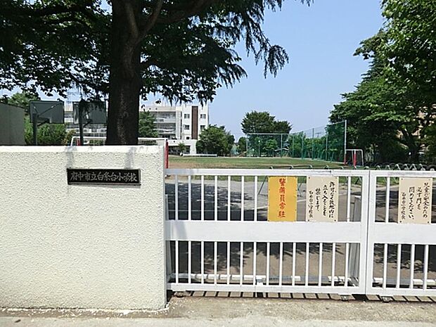 府中市立白糸台小学校まで約433m