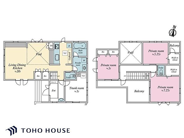 キッチンからLDを見渡すことができる間取りのため、お子様がいらっしゃるご家庭におすすめです。
