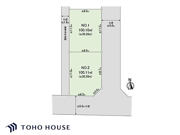 日当たりのよいLDKを配置したり、プライバシーに配慮するなど、理想に合わせてプランニング可能です。