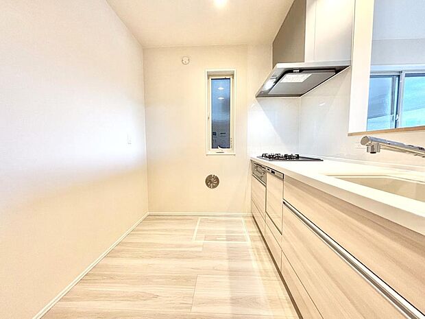 毎日使われるキッチンスペース。家事動線や収納量が理想に合っているか、ご確認ください。