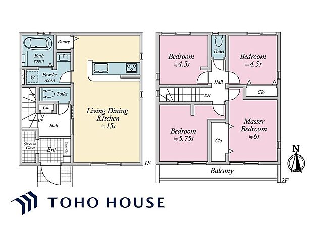 キッチンからLDを見渡すことができる間取りのため、お子様がいらっしゃるご家庭におすすめです。