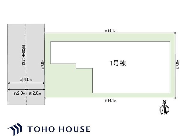 交通量が少ない道路に面しているため、プライバシー性高く、穏やかな暮らしが叶います。