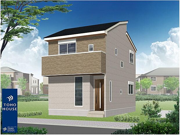 (完成予想図/外観)設備、収納が整った暮らしやすい住まいで、笑顔あふれる新生活を始めませんか？