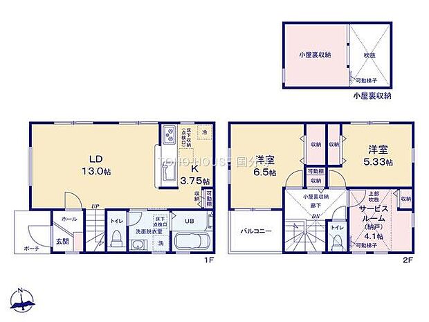 日当たりや通風、使い勝手などを考慮された間取りです。仕様などの詳細はお問い合わせください。