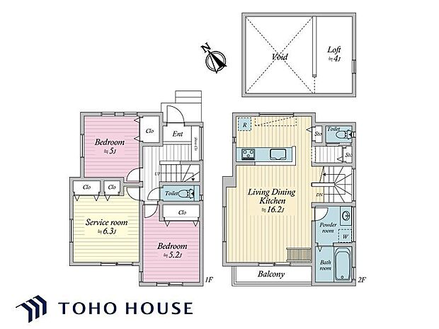 2階リビングのため、外からの視線が気にならずに、ゆったりと家族団らんのひと時が過ごせます。