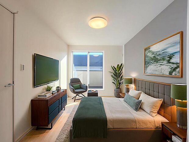 お好みの家具を置いたり、小物を飾り、お気に入りの空間づくりが楽しめそうです。CG加工済