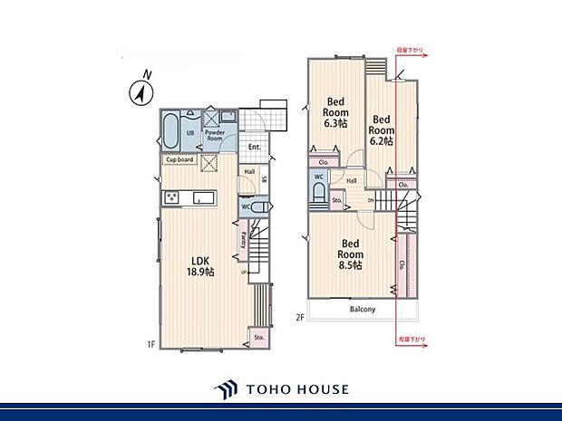 日当たりや通風、使い勝手などを考慮された間取りです。仕様などの詳細はお問い合わせください。