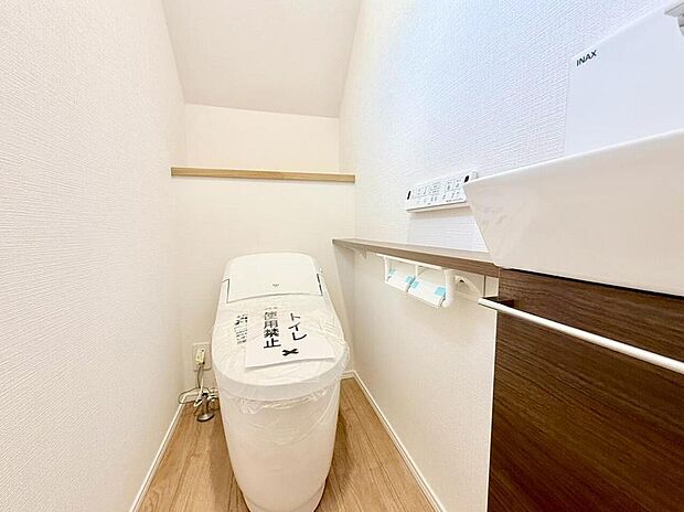使用後すぐに手を洗うことができ、衛生的なトイレです。