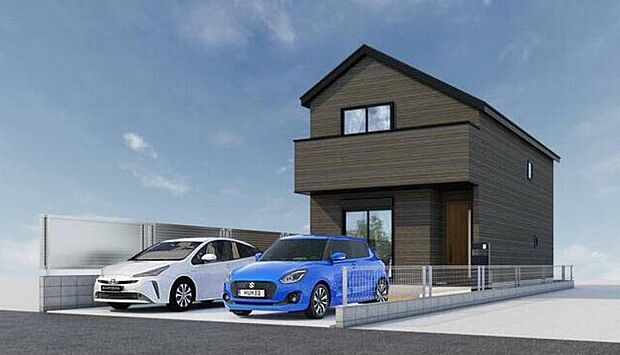 (完成予想図/外観)設備、収納が整った暮らしやすい住まいで、笑顔あふれる新生活を始めませんか？