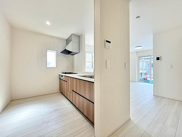 毎日使われるキッチンスペース。家事動線や収納量が理想に合っているか、ご確認ください。