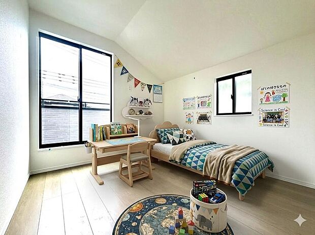 お好みの家具を置いたり、小物を飾り、お気に入りの空間づくりが楽しめそうです。CG加工済