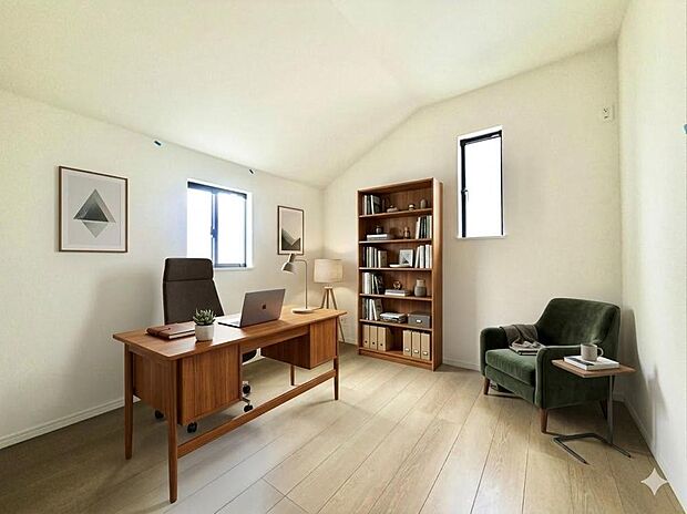 テレワークなどの作業部屋や家事室、子供部屋としても便利なお部屋です。CG加工済