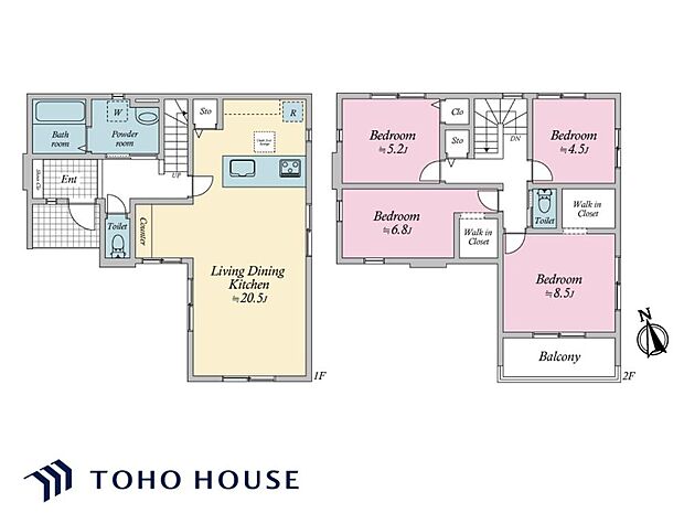 大きなソファセットを設置して、ゆったりと寛ぐことのできる広々としたリビング空間です。