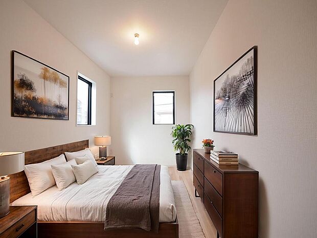 窓から自然光が差し込みます。プライベートな時間も心地よく過ごせそうです。※CG加工済み