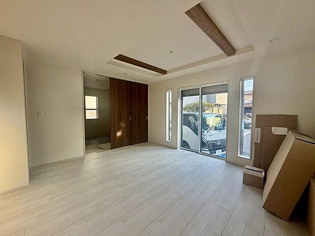 リビングは大切なひとと過ごす癒しの場。笑い声が響き渡る空間になりますように。