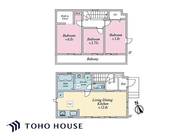 日当たりや通風、使い勝手などを考慮された間取りです。仕様などの詳細はお問い合わせください。