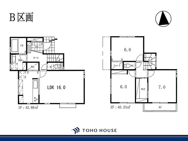 (建物プラン例)建物価格1980万円、建物面積86.11m2