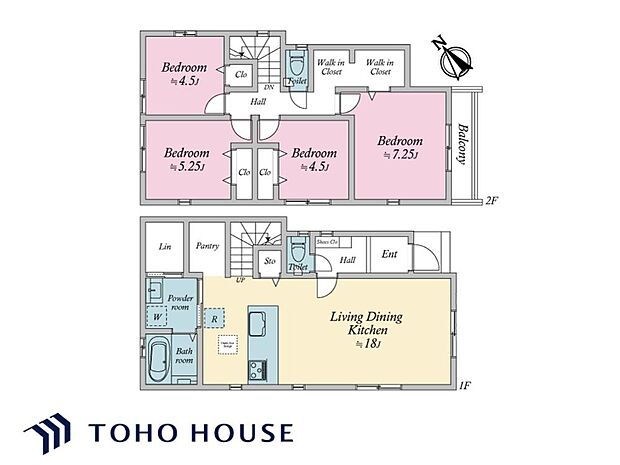 キッチンからLDを見渡すことができる間取りのため、お子様がいらっしゃるご家庭におすすめです。