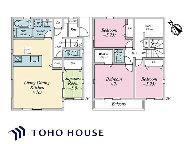 レイアウトを考えやすい間取りです。お好みの家具を配置して、心地よい空間をおつくりください。