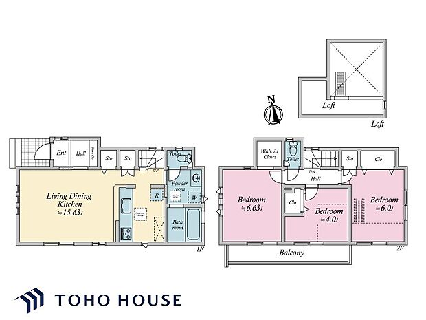 キッチンからLDを見渡すことができる間取りのため、お子様がいらっしゃるご家庭におすすめです。