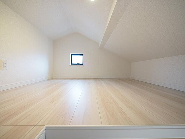 季節家電なども収納可能な小屋裏収納がございます。