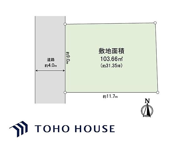 整形地のためプランニングの幅が広く、家族構成やライフスタイルにぴったりの住まいを建築できます。