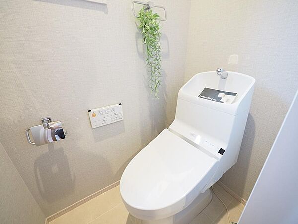 使用後すぐに手を洗うことができ、衛生的なトイレです。
