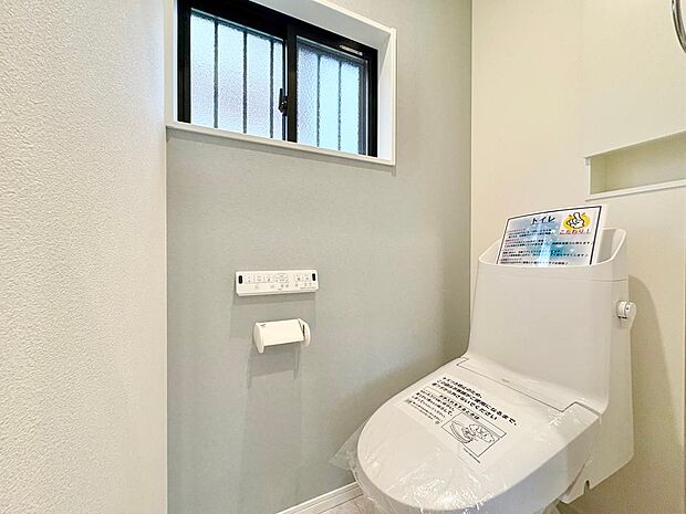 使用後すぐに手を洗うことができ、衛生的なトイレです。