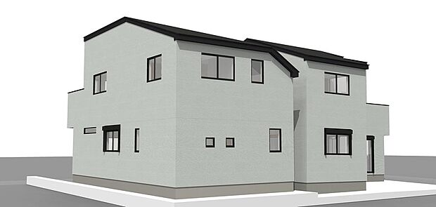 (完成予想図/外観)現地にて、日当たりや周辺の街並み・交通量などをご体感くださいませ。