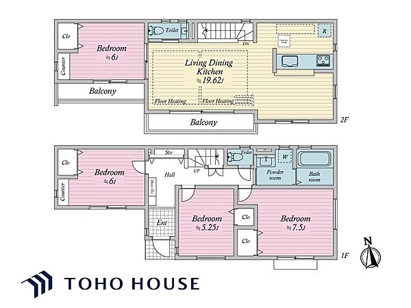 間取りを拡大表示