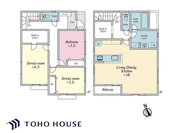 (建物プラン例)プラン建物価格：1600万円・間取り：1LDK+2S・建物面積： 93.96m2