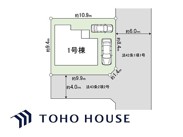 坂道の少ない平坦地エリアで自転車での移動もしやすい環境。