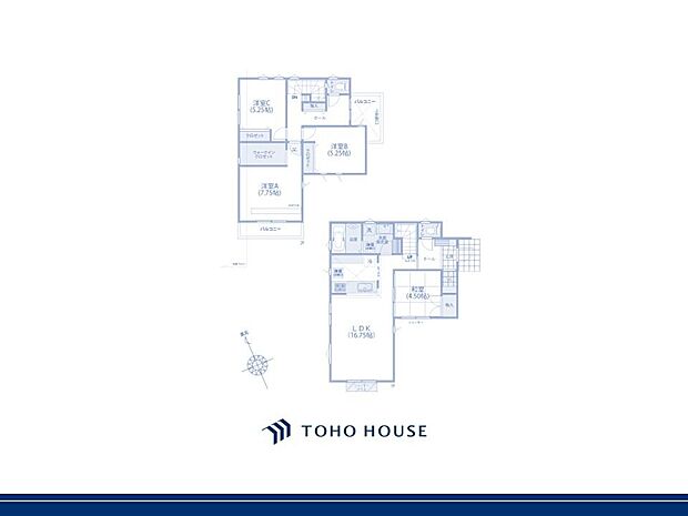 LDと隣接する和室の引き戸を開放することで、広々とした空間としても利用可能です。