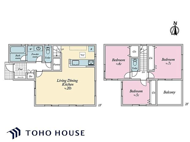 (建物プラン例)プラン建物価格:1500万円/プラン間取り:3LDK//プラン建物面積:87.48m2