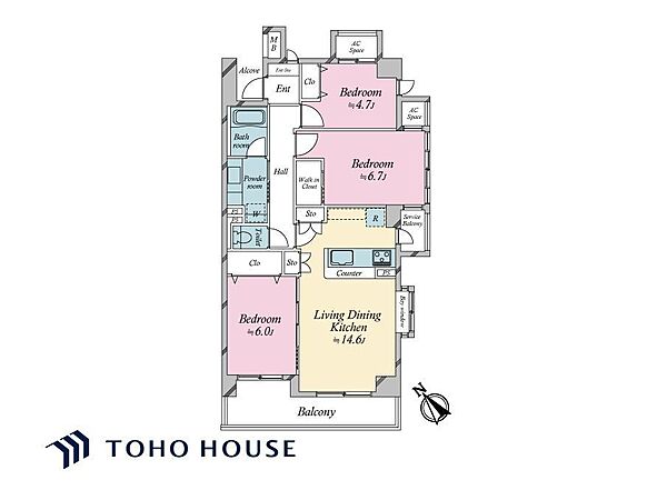 間取りを拡大表示
