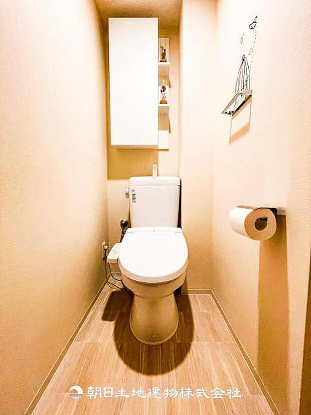 トイレは毎日使う設備で清潔感あふれる空間です。