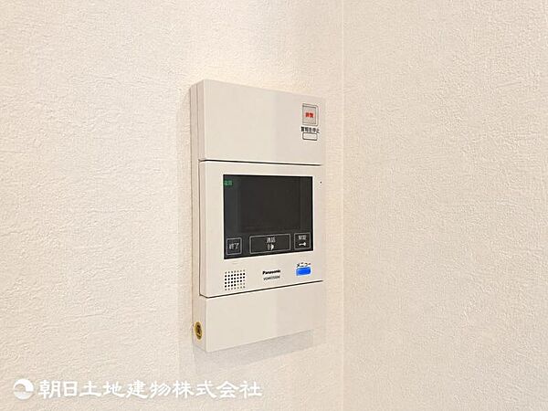 【防犯設備】TVモニター付きインターホンは訪問者のお顔を確認出来安心な機能です！