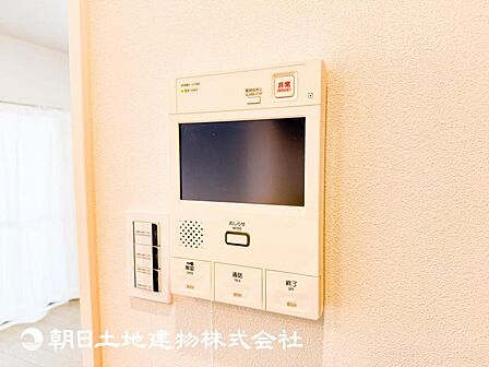 【防犯設備】TVモニター付きインターホンは訪問者のお顔を確認出来安心な機能です!