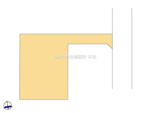 区画図／土地面積：143.48平米 建物面積：100.2平米 ※実測図ではありません