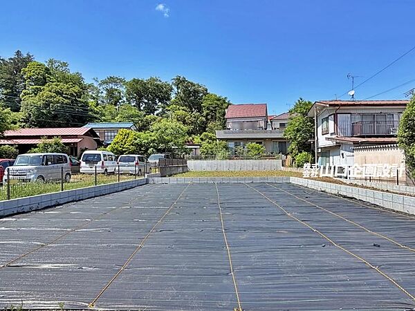 【所沢駅歩13分の分譲地】豊かな自然と住環境の調和で住みやすいまちづくりを目指した『北秋津・上安松土地区画整理事業』が進行中です／現地全景写真　　