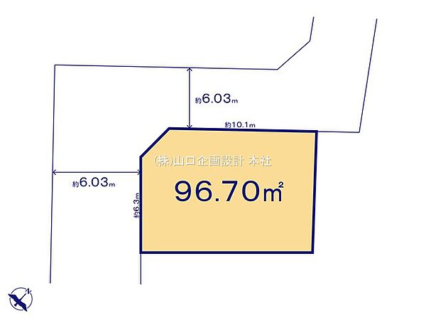 ♪角地緩和適用！建ぺい率が10％加算されます♪