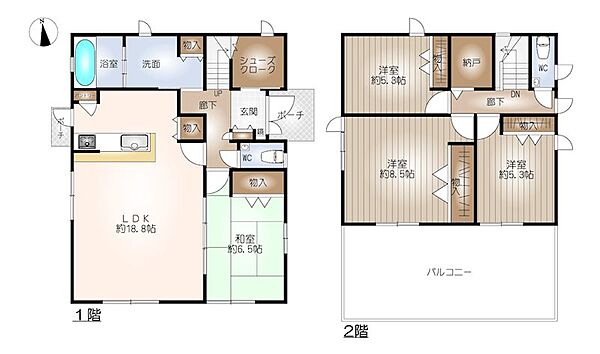 間取り：321000055829